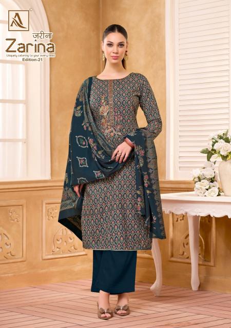Alok suit zarina-21 delhi dress materials wholesale